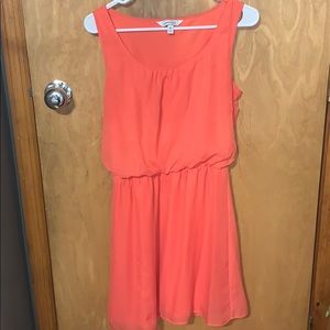 Coral dress